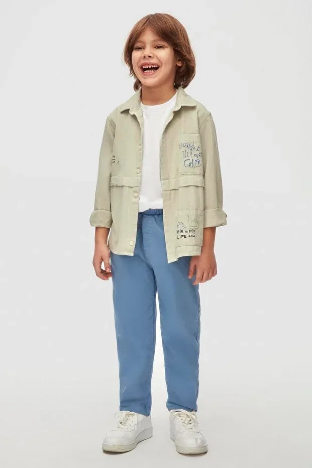 Детская рубашка для мальчиков с принтом Car Shirt 48546 Nk Kids, Gray