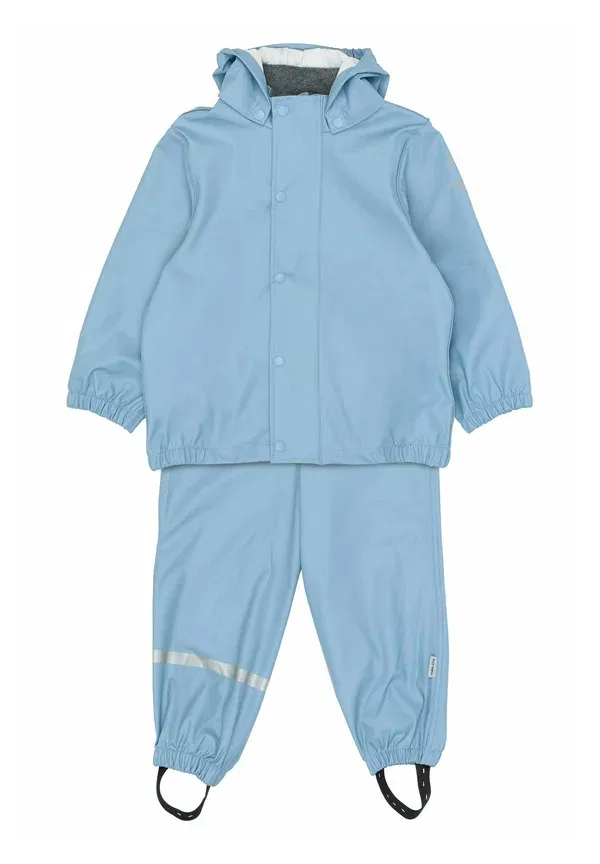 Дождевой костюм без подтяжек, брюки, полиэстер, Mikk-line, Faded Denim, выцветший деним