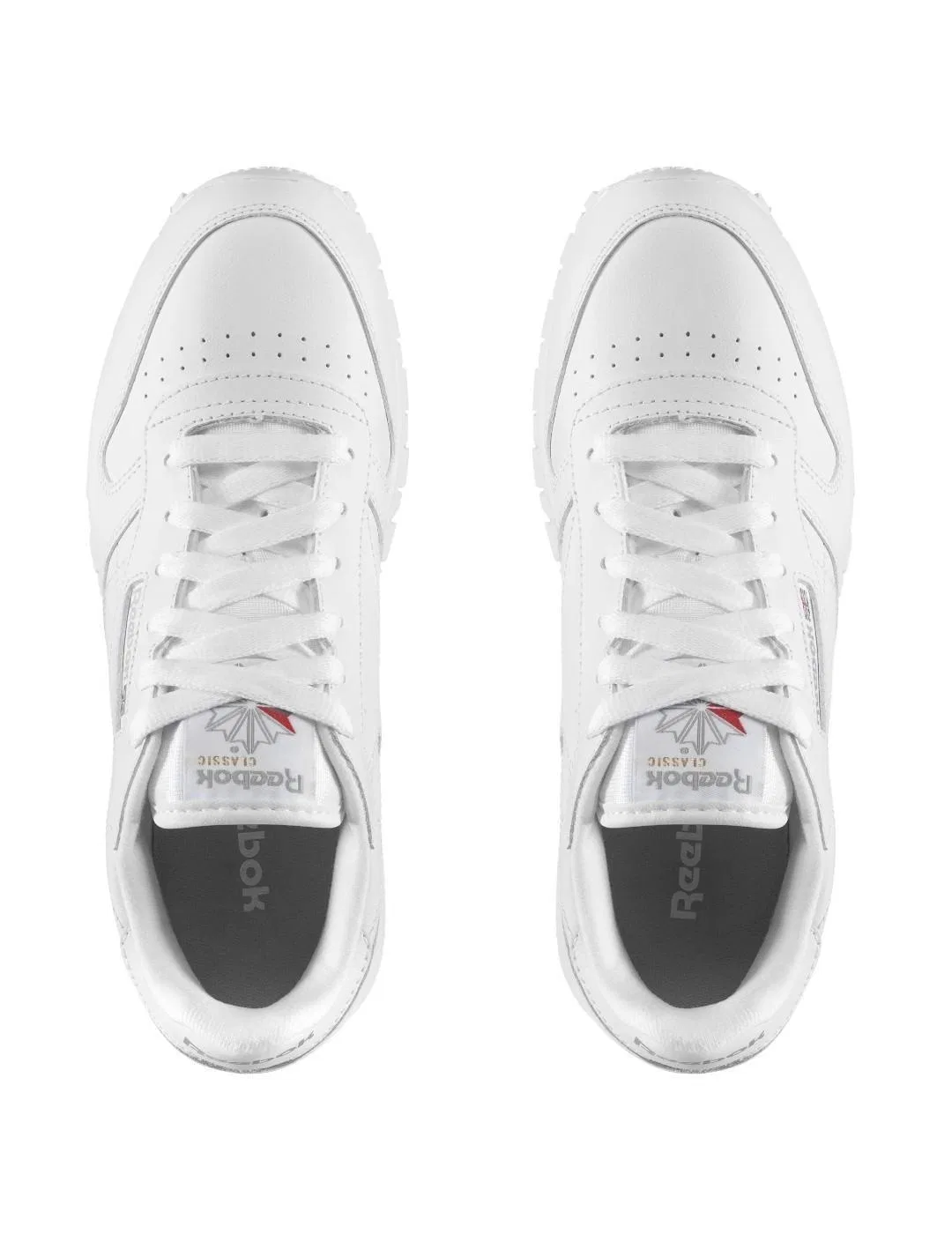 Детские кроссовки с кожаным верхом Classic Leather Reebok, Weiss — фото 3