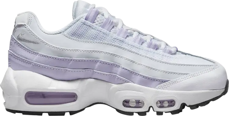 

Кроссовки Nike Air Max 95 Recraft GS 'White Violet Frost', белый