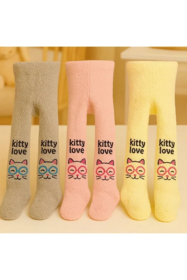 Детские колготки для девочек хлопковые 3 шт Pico Baby, Multicolor — фото 2