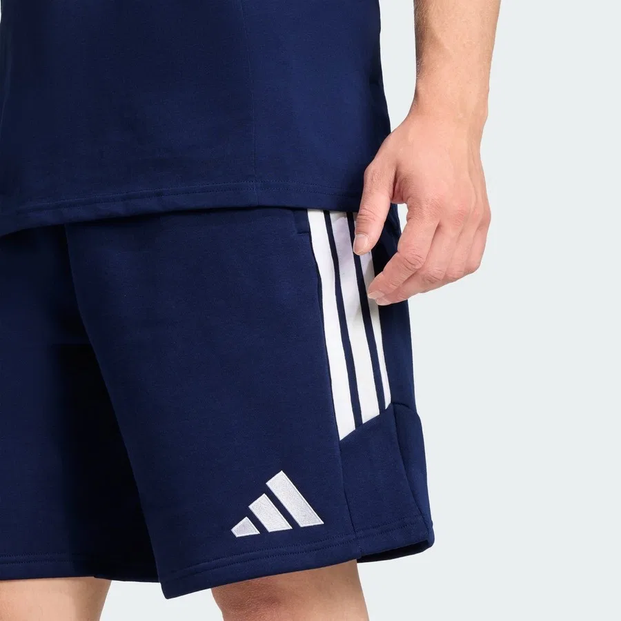 Шорты спортивные с принтом Tiro26 League Sweat Shorts adidas, Сине-белый — фото 4