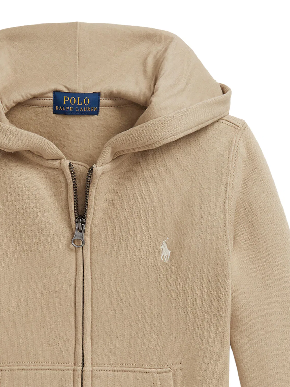 Толстовка стандартного кроя для мальчика Polo Ralph Lauren, бежевый — фото 3