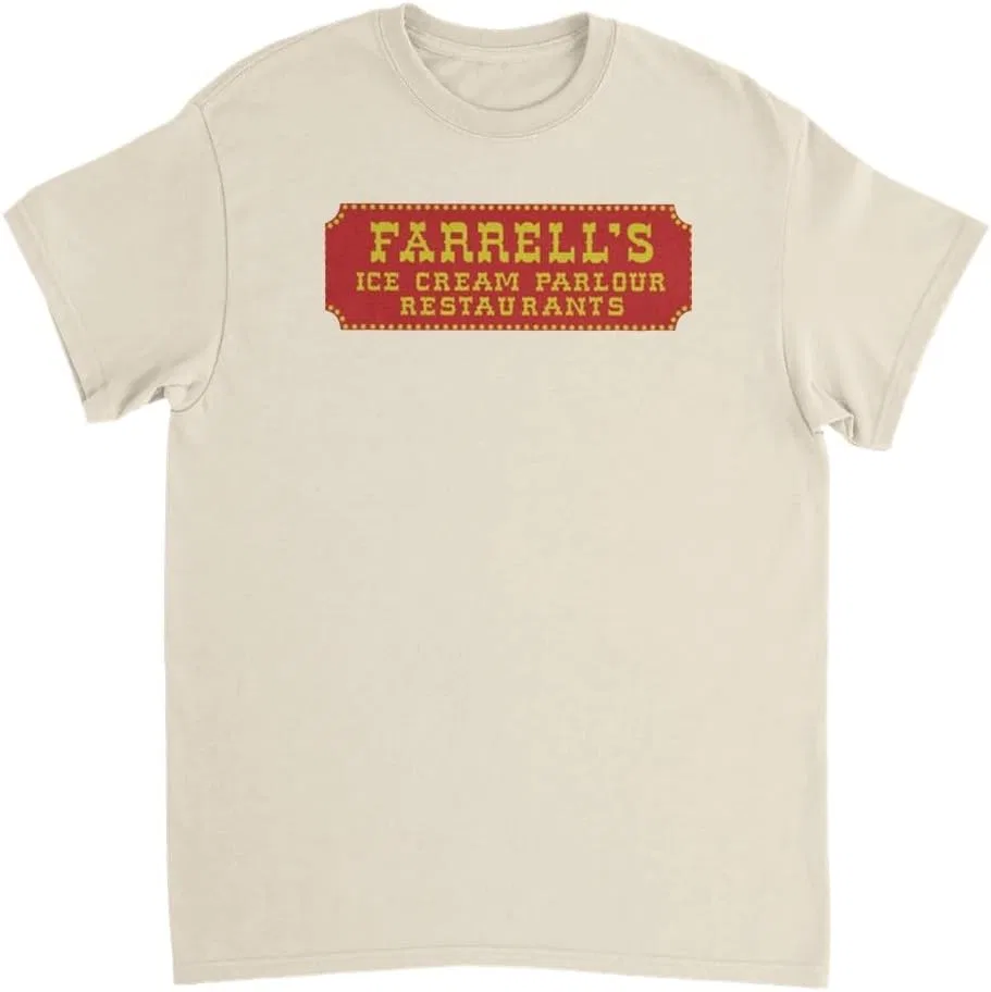 Футболка с принтом Farrell's Ice Cream Parlour, Natural