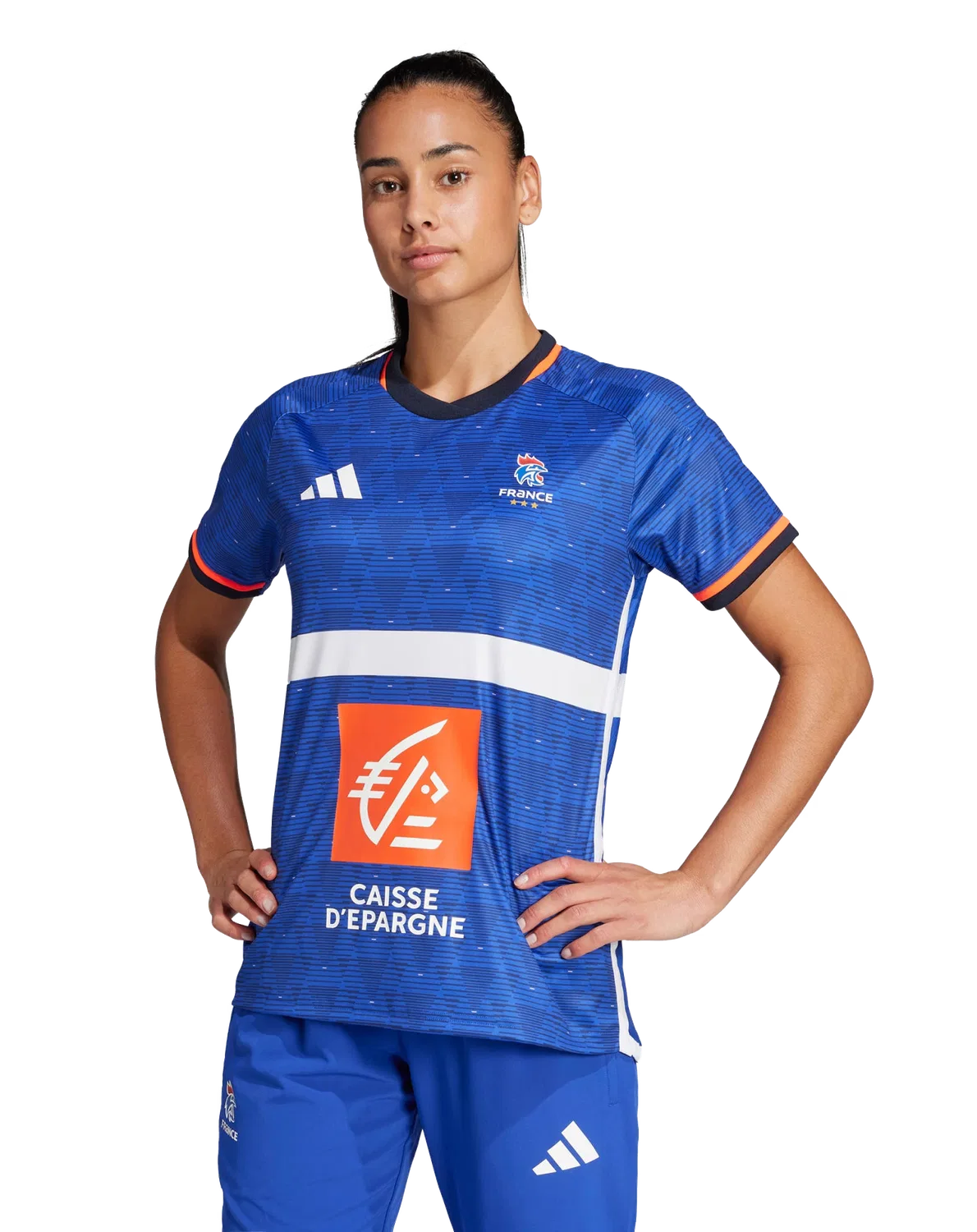 Женская футболка Handballtrikot Replica Adidas, синий — фото 2