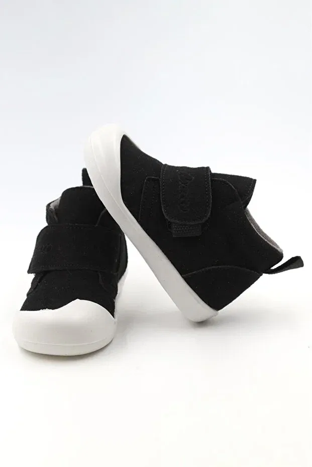 Детские ортопедические ботинки для мальчиков на липучке Macco Shoes, Black — фото 2