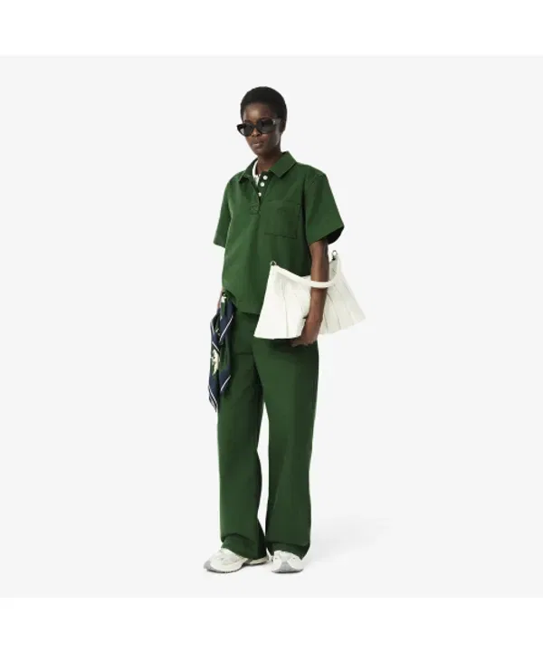 Рубашка поло Lacoste из денима, CF0052-55G 132, цветной — фото 4