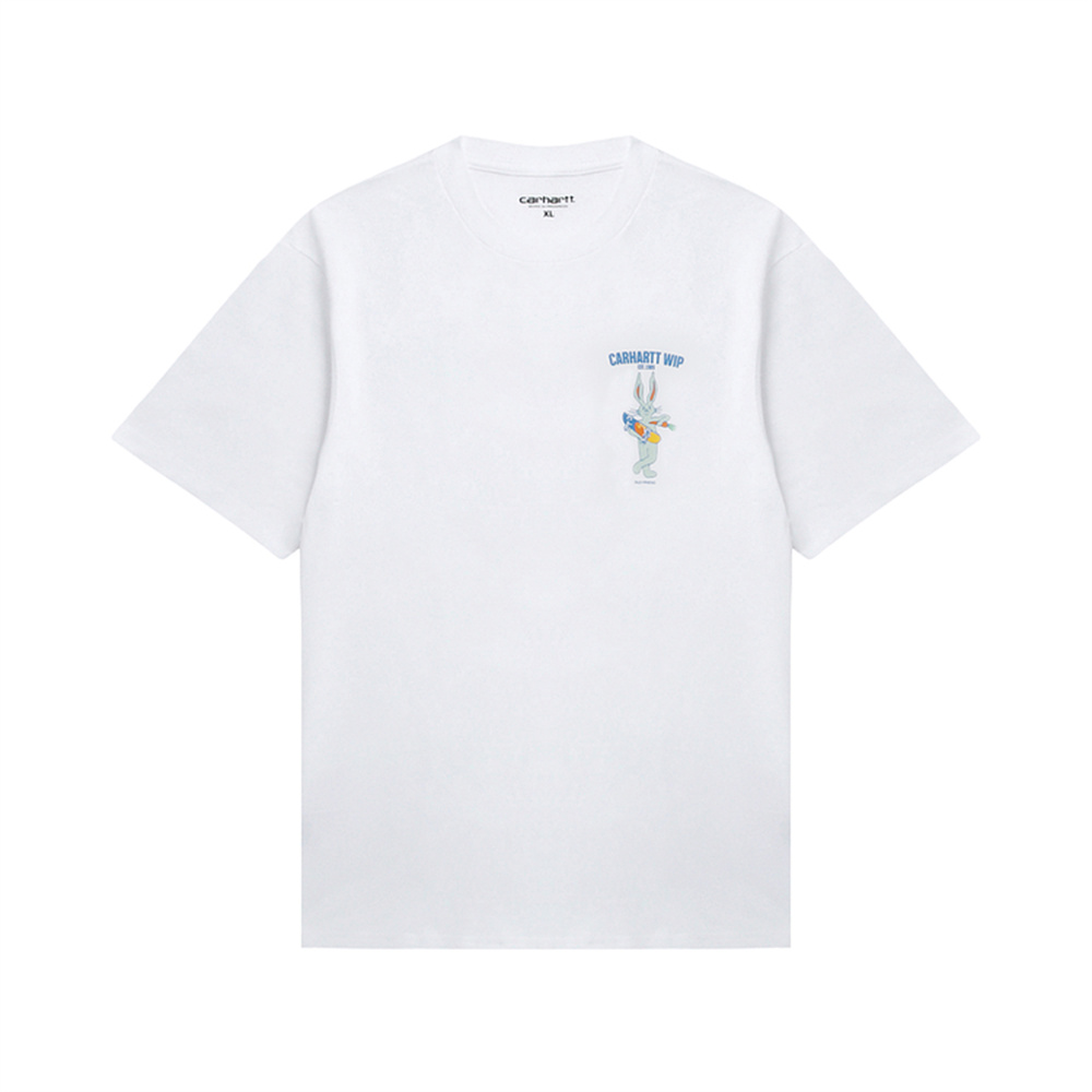 

Carhartt WIP Футболка мужская белая, Белый, Carhartt WIP Футболка мужская белая