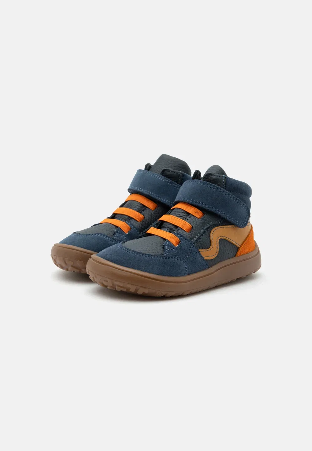 Barefoot tex go - высокие кроссовки Froddo, Blue/Denim — фото 2