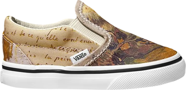 

Кеды Vans Vincent Van Gogh x Classic Slip-On Toddler Skull, желтый