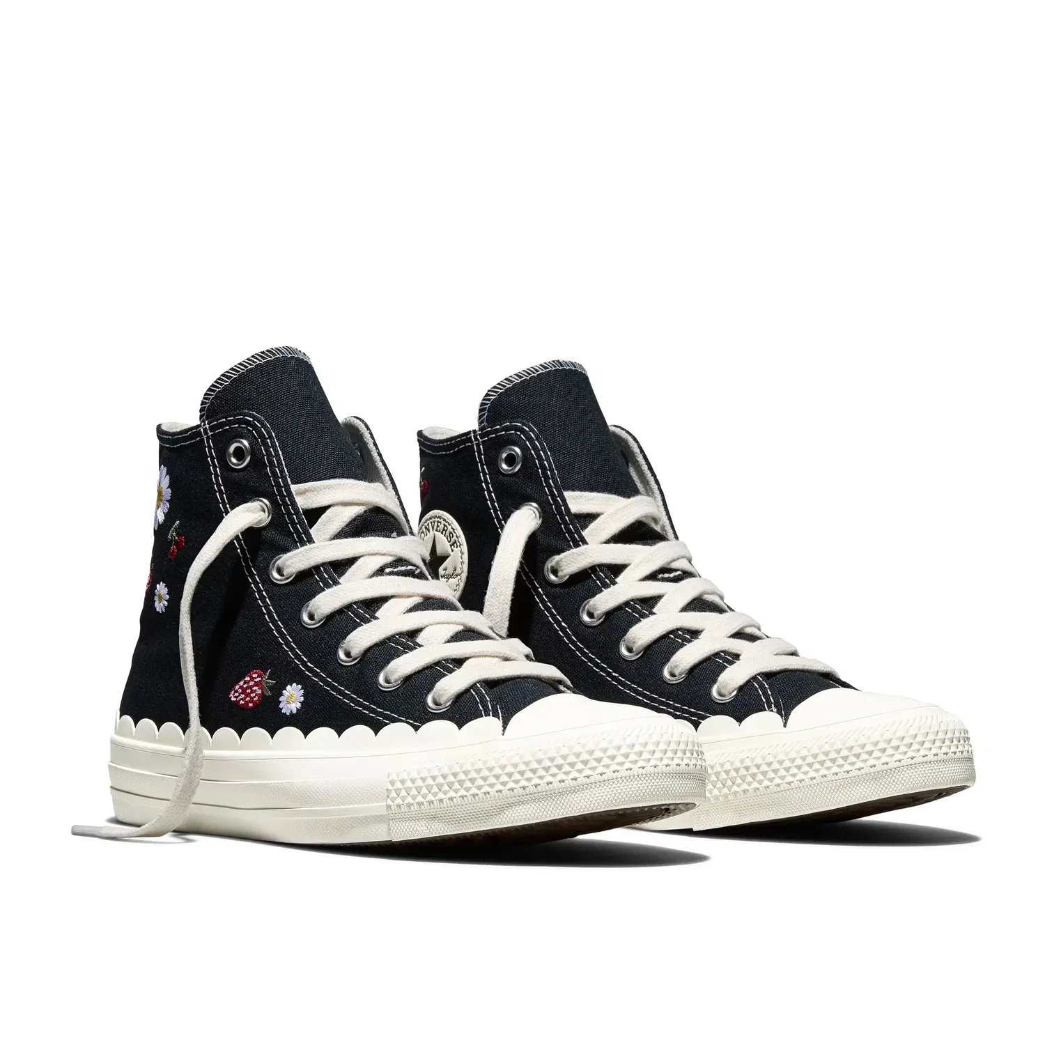 Детские кроссовки для мальчиков с принтом Chuck Taylor All Star Summer Market Converse, Negro — фото 2