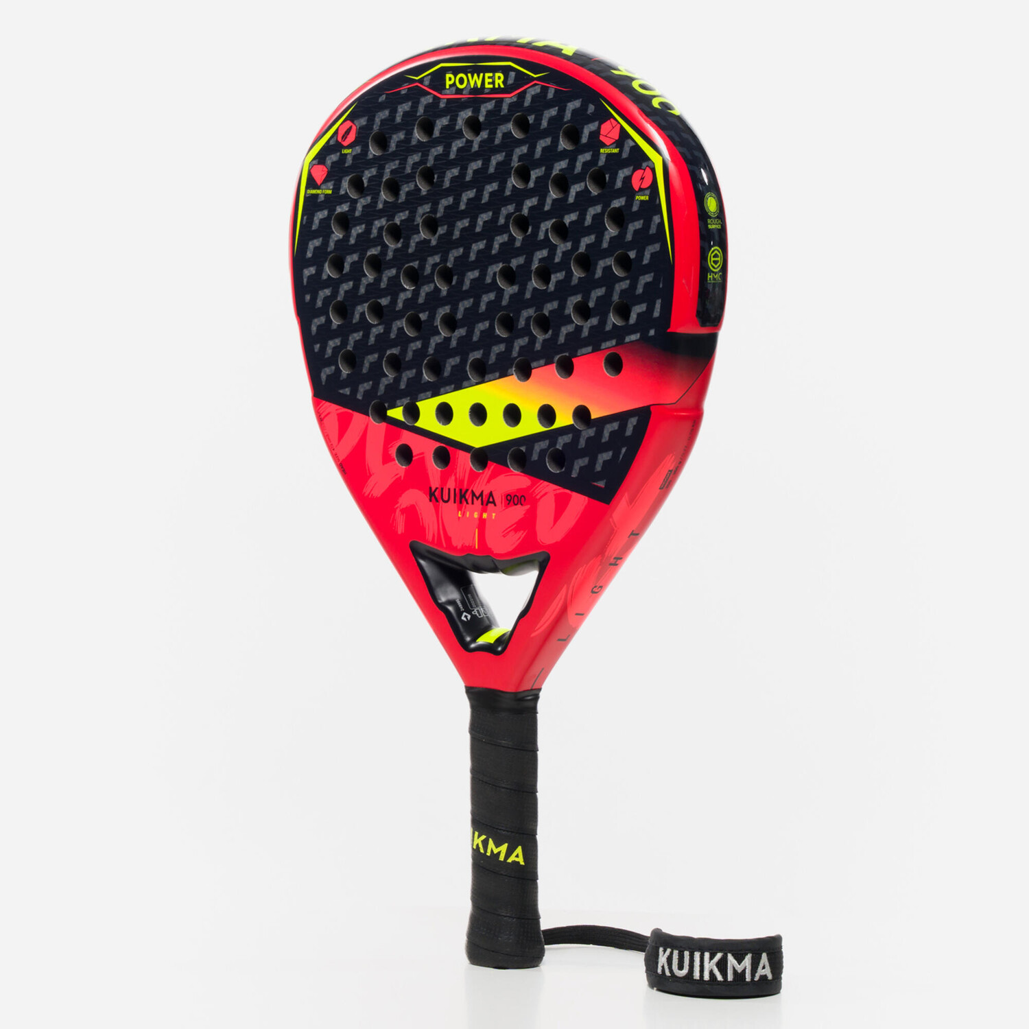 

Ракетка для паделя - PR 900 Power Light красная KUIKMA, неоново-красный/неоново-желтый
