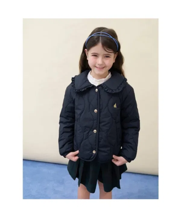 Пуховик детский, Beanpole Kids, Navy — фото 2