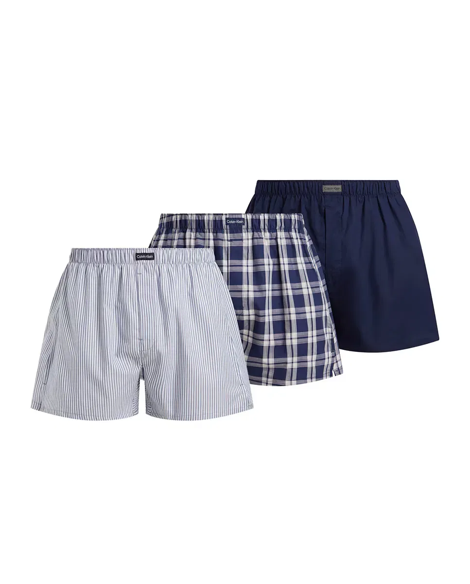 Мужской комплект боксеров 3 шт Calvin Klein, Multicolor