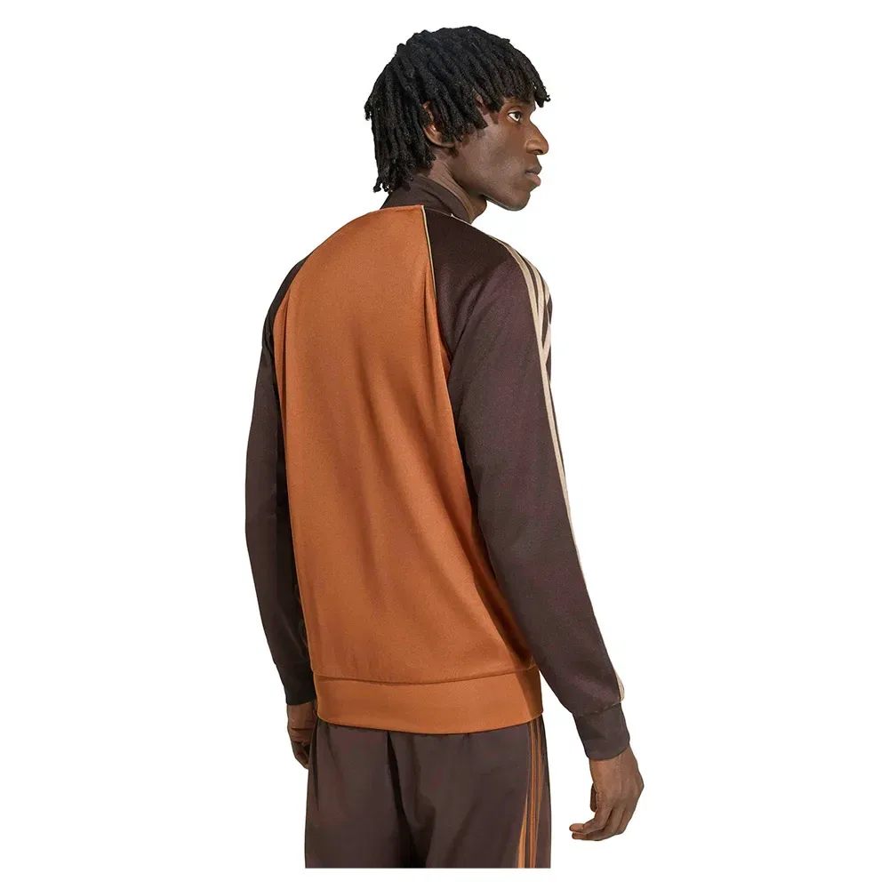 Мужской свитшот с молнией Adidas Originals SST, Brown — фото 2