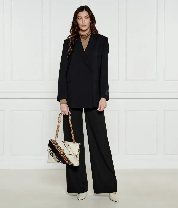 Кожаные босоножки на шпильке с орлом Kurt Geiger, бежевый — фото 2