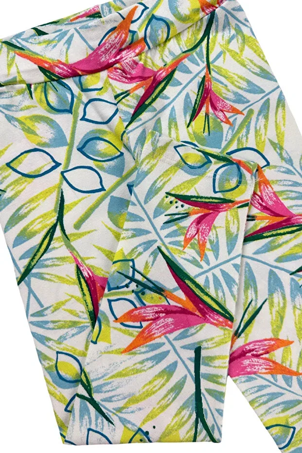 Детские леггинсы для девочек с принтом green lily Dolce Destino, Green Lily — фото 3