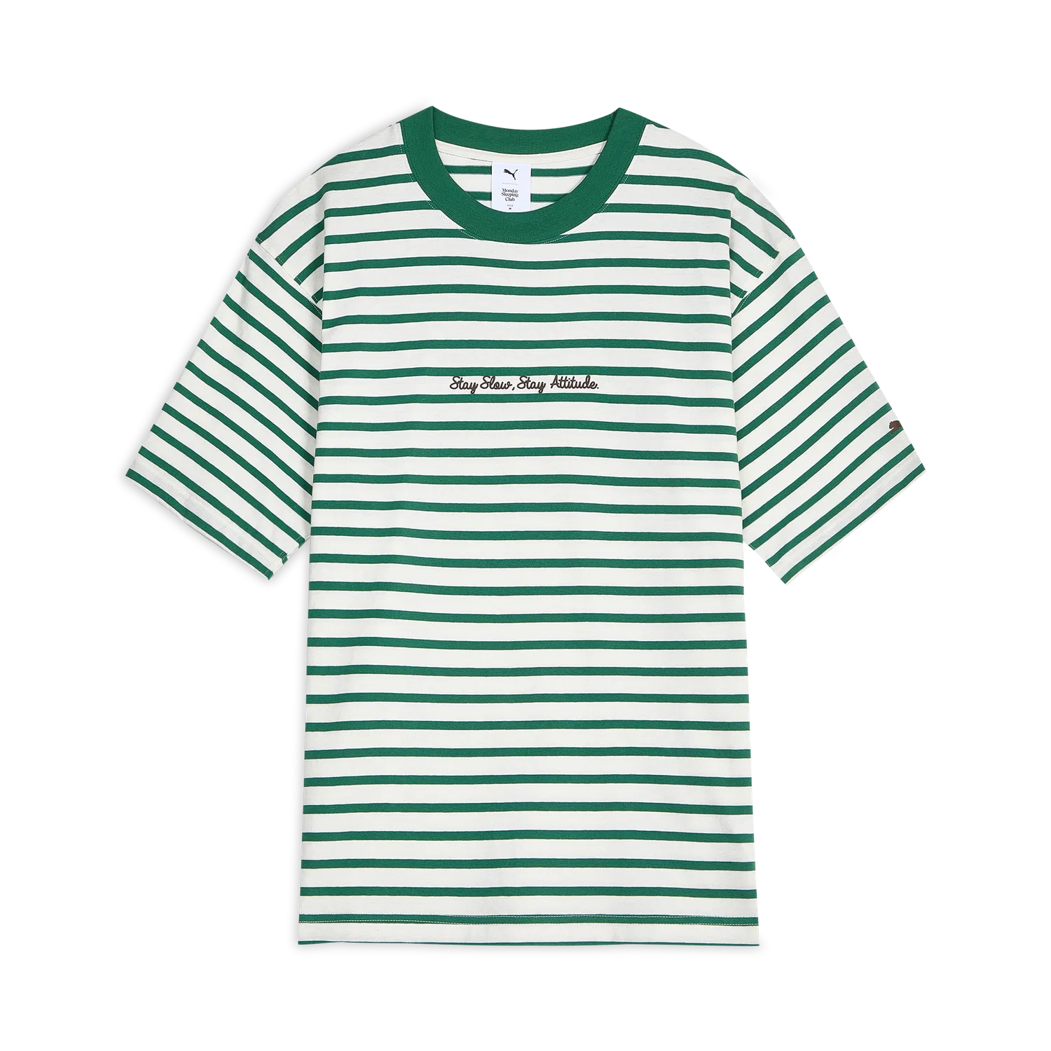 Детская футболка с круглым вырезом PUMA X MONDAY SLEEPING CLUB PUMA, Warm White