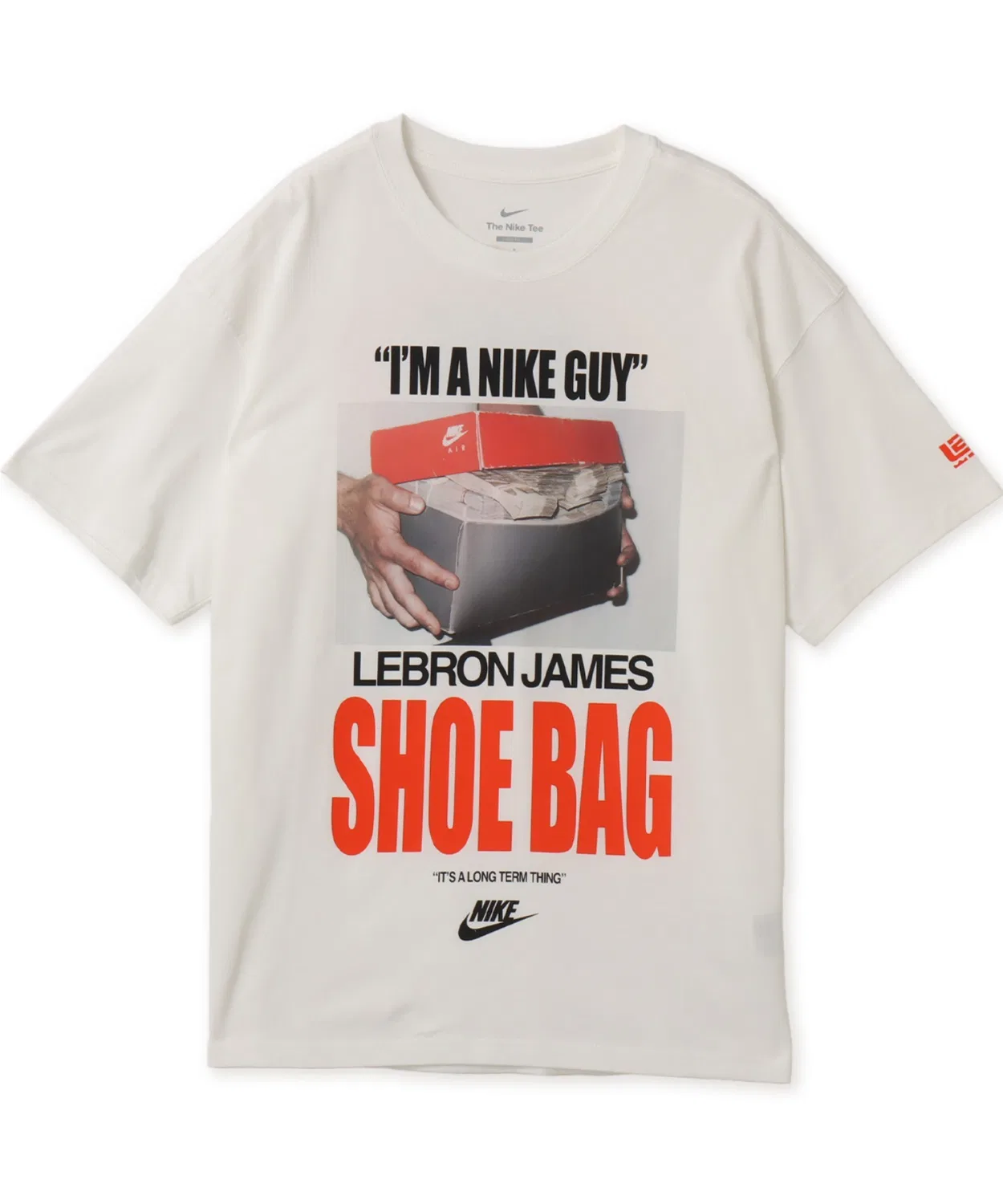 Мужская футболка с длинным рукавомNike LJ T-シャツ M90 SB, White