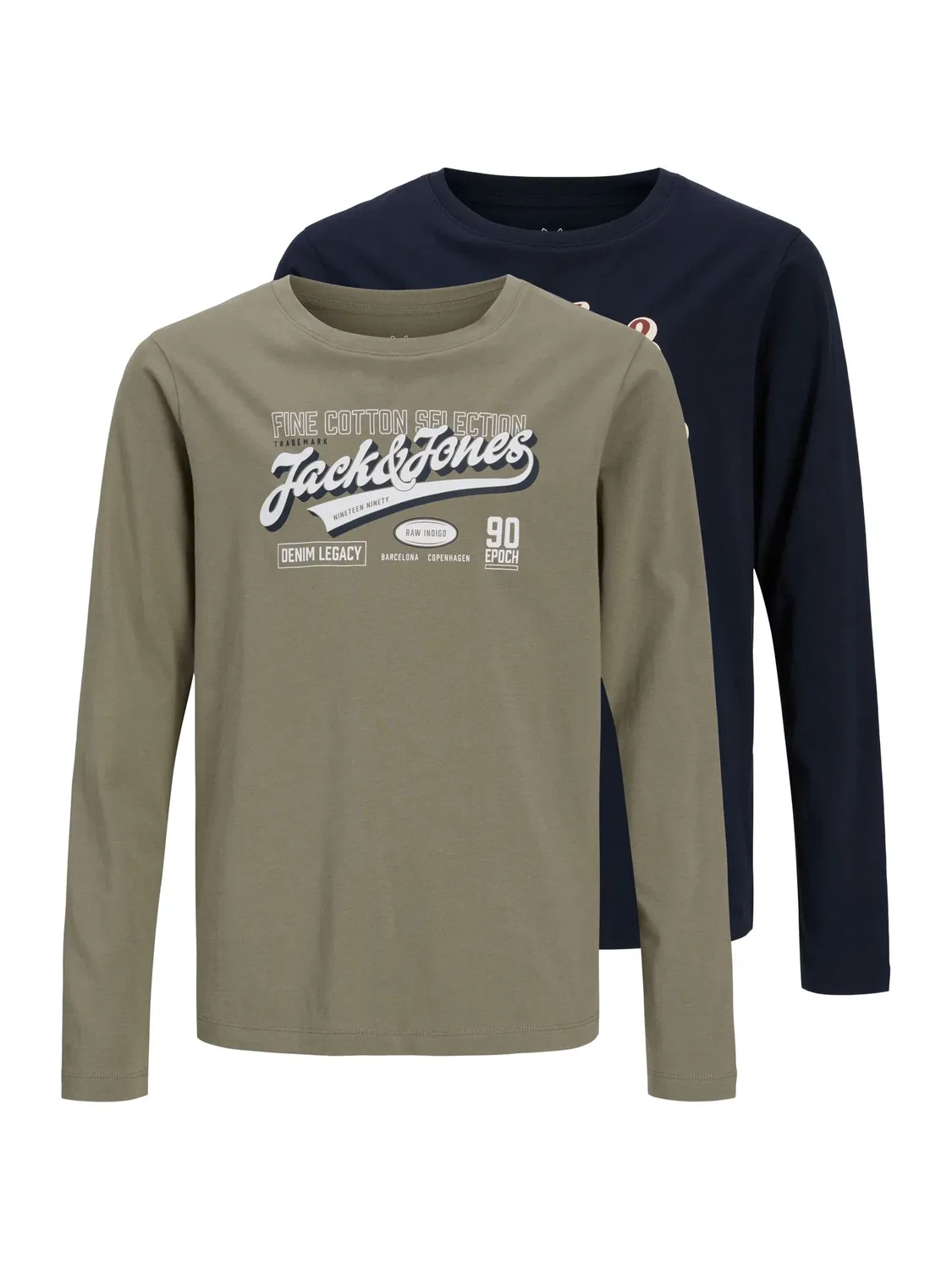 Комплект футболок с принтом Vetiver Jack & Jones Junior, зеленый