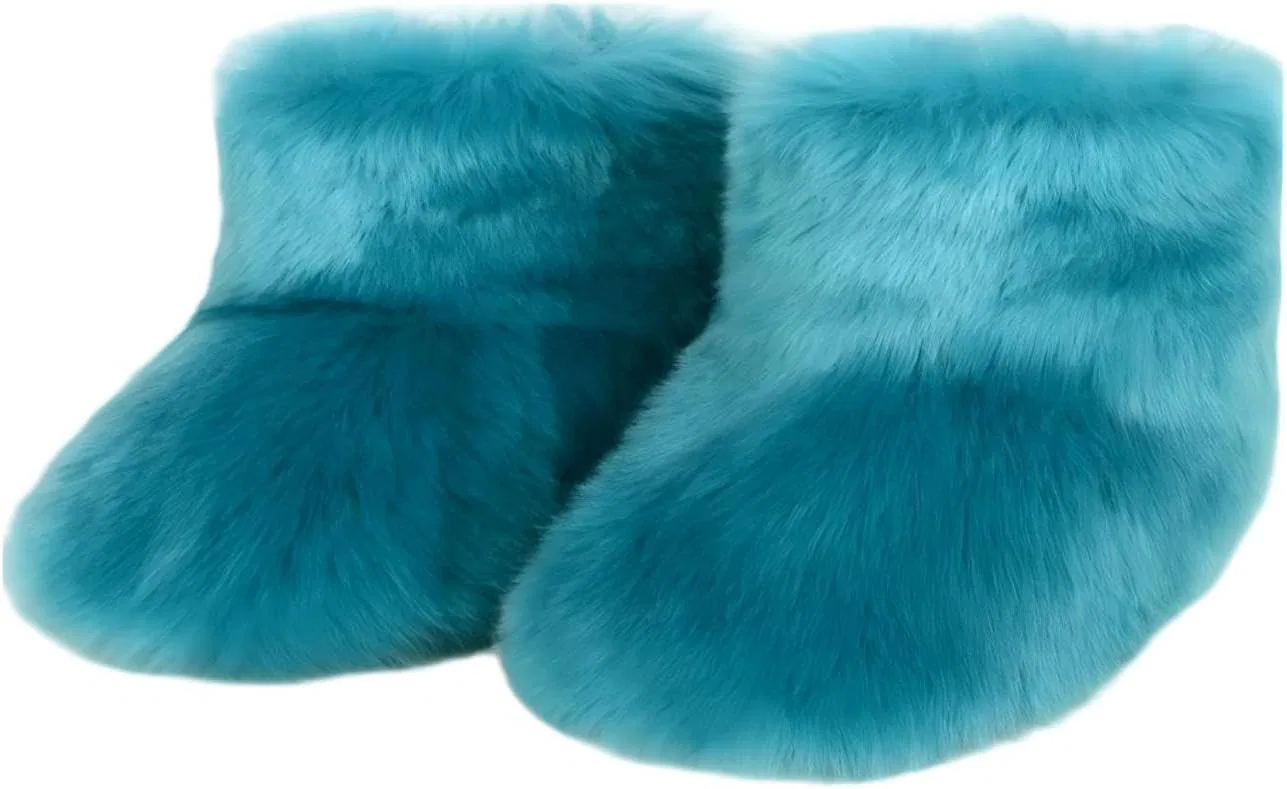 Детские зимние сапоги для девочек с искусственным мехом LLTMALL, Lake Blue