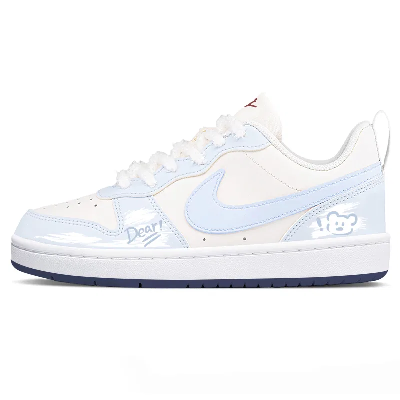 Детские кроссовки для скейтбординга с принтом Nike Court Borough DV5456-103, Nike, Blue