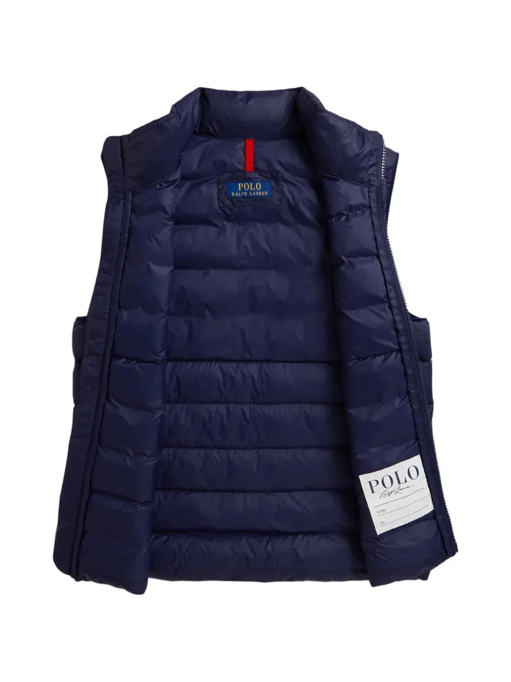 Стеганый жилет Polo Ralph Lauren Kids, синий — фото 3