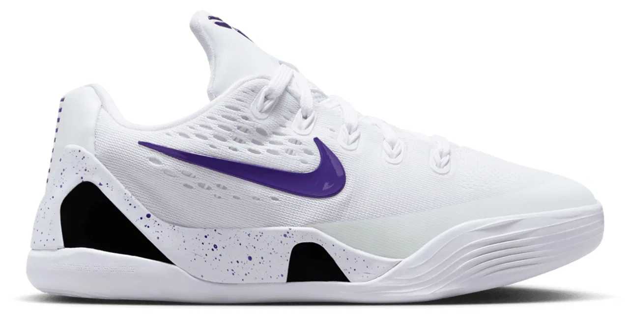 Детские баскетбольные кроссовки для мальчиков Nike Kobe IX EM, White Court Purple