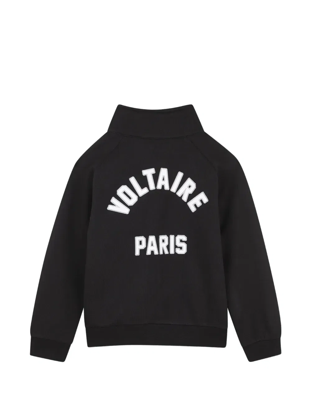 Свитер на молнии с логотипом Zadig & Voltaire Kids, черный — фото 2