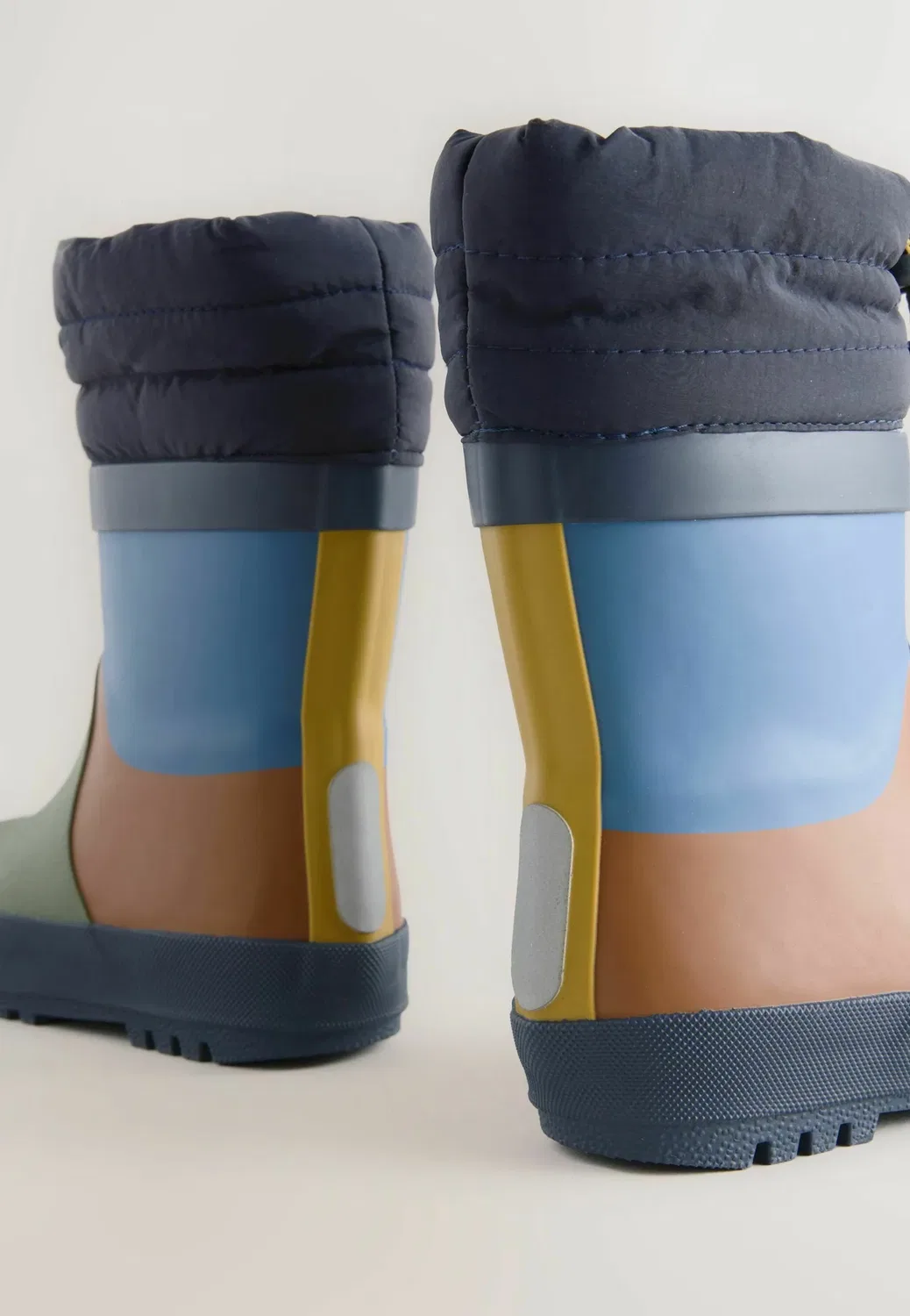 Резиновые сапоги с манжетой - резиновые сапоги Next, Navy Colourblock — фото 3