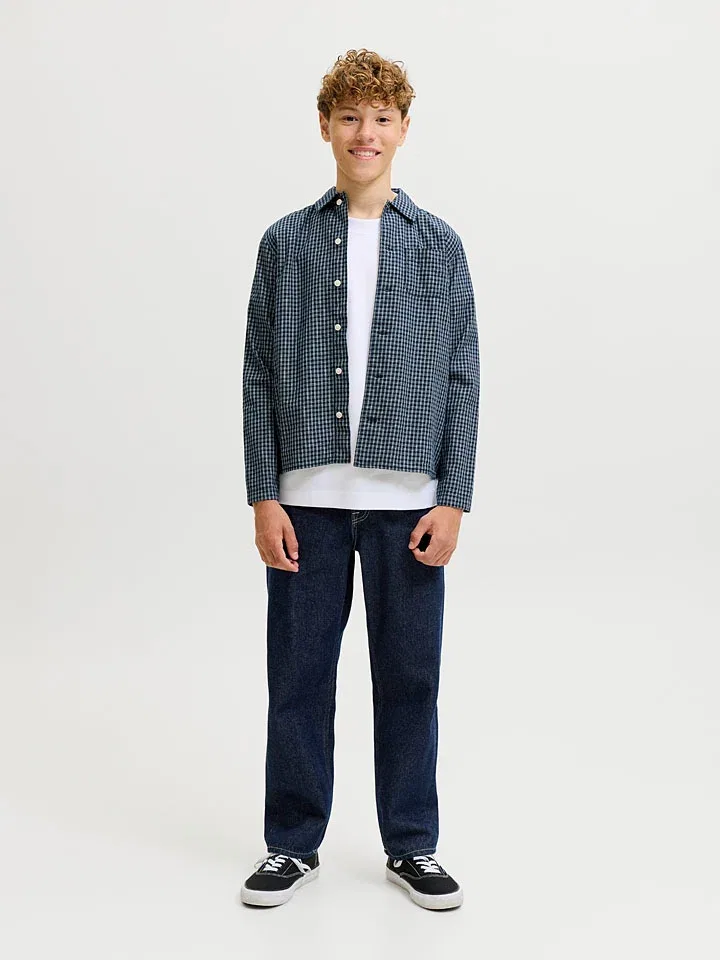 Джинсы Regular fit Chirs Jack & Jones Junior, темно-синий — фото 4