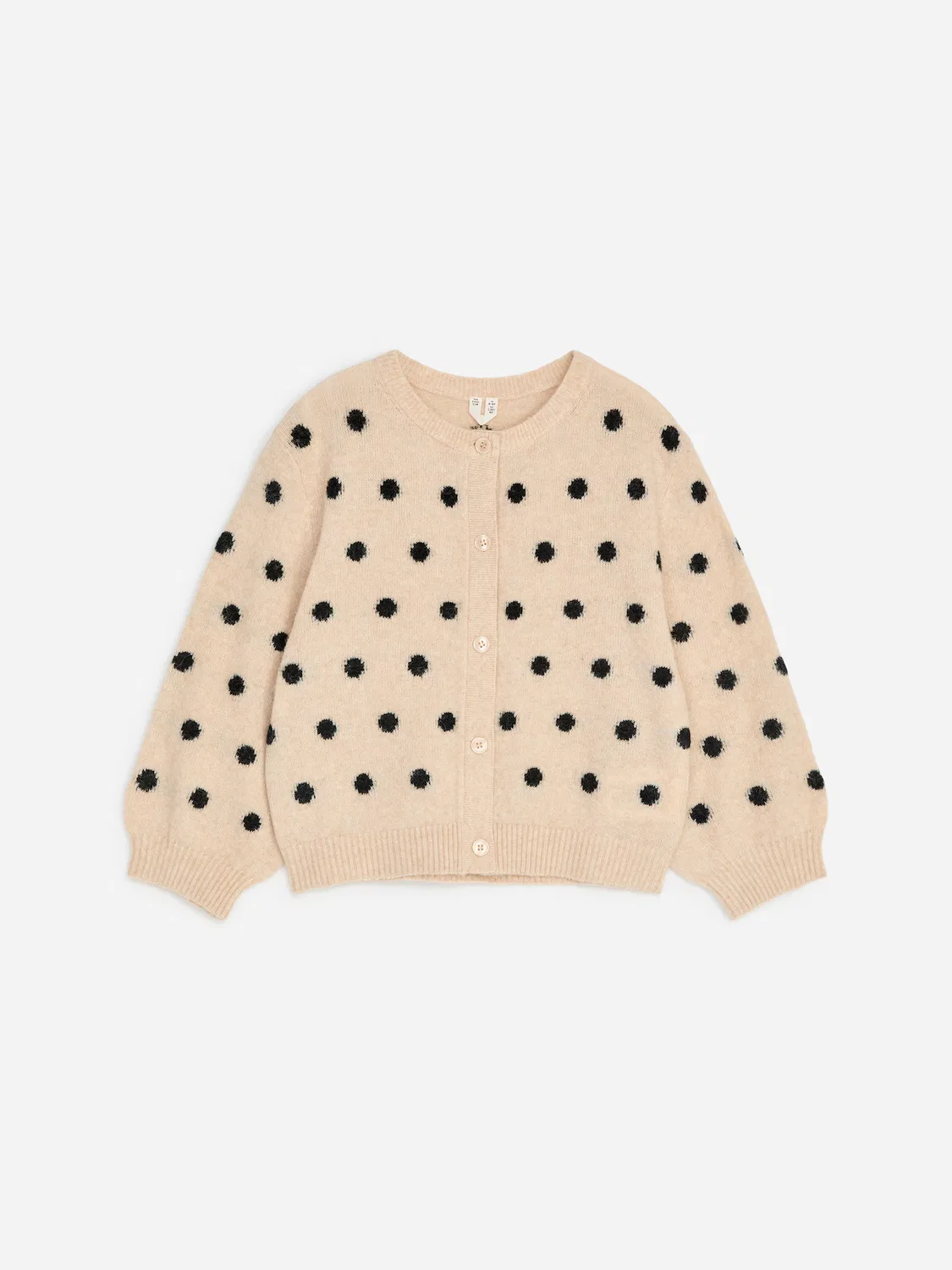 Кардиган из шерсти и шерсти альпаки Arket, Beige/Schwarz
