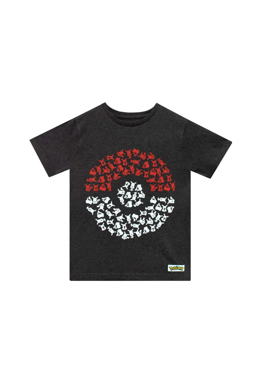 Футболка с принтом Pokeball Pokemon, Black