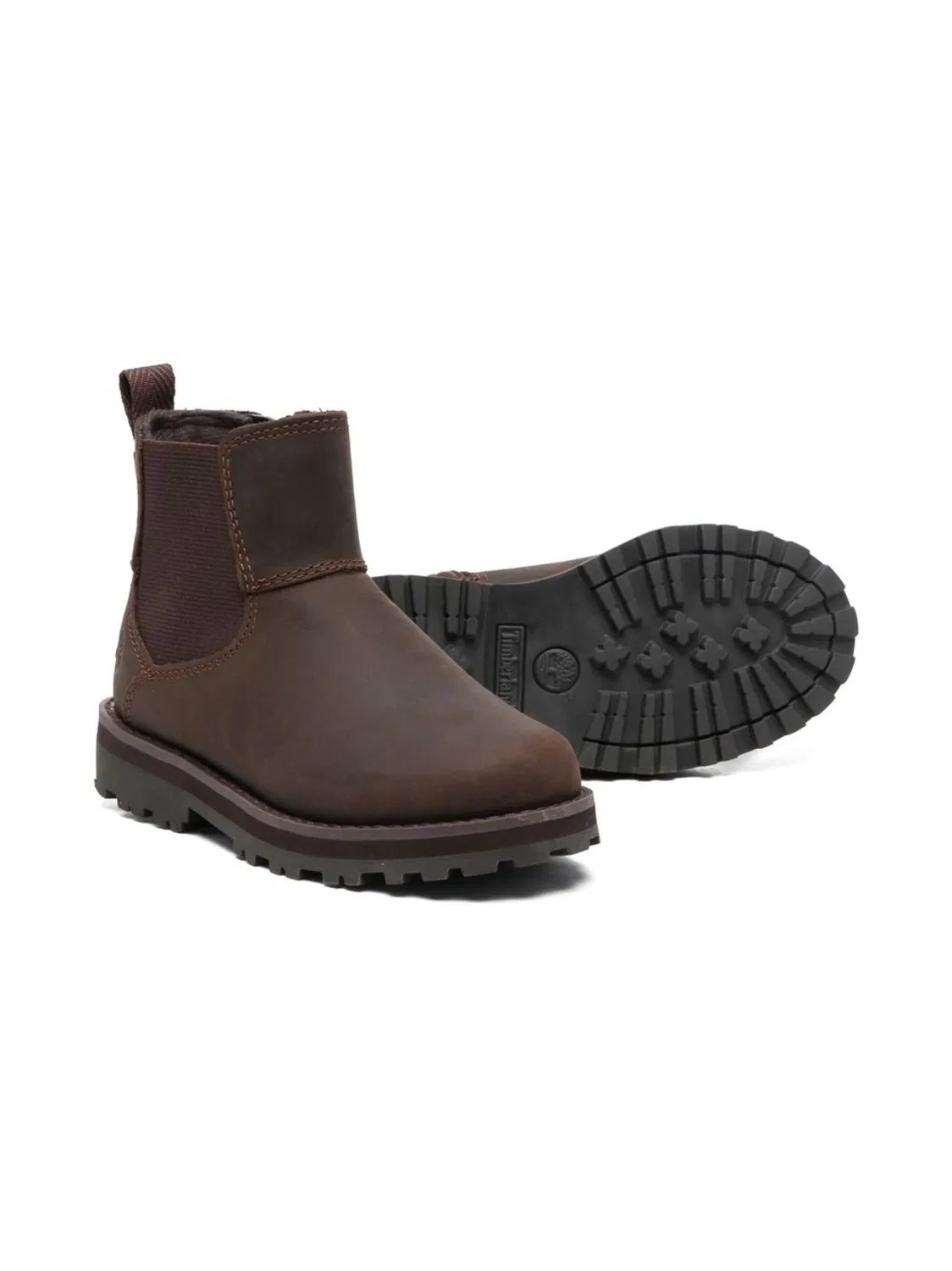 Ботинки Courma коричневые кожаные Timberland, коричневый — фото 2