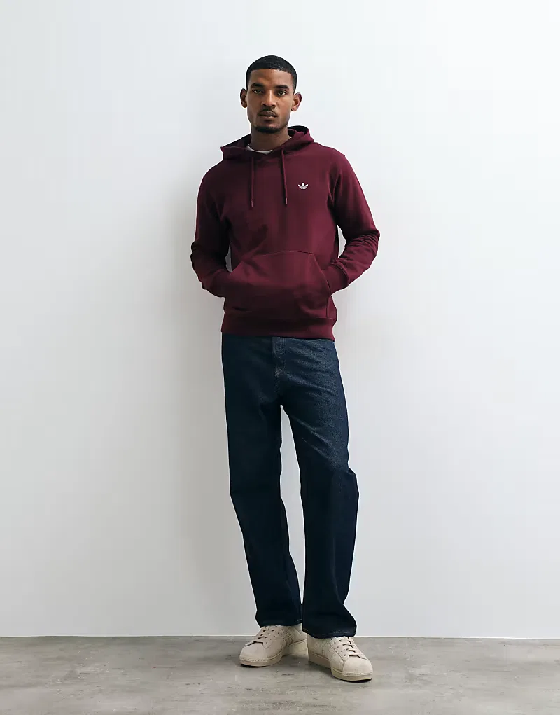 Худи Adidas Originals Essential, бордовый — фото 3