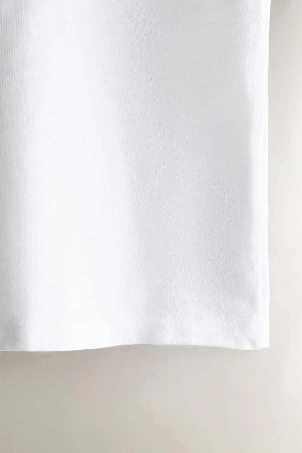 Хлопковый топ на бретельках ZARA, White — фото 4