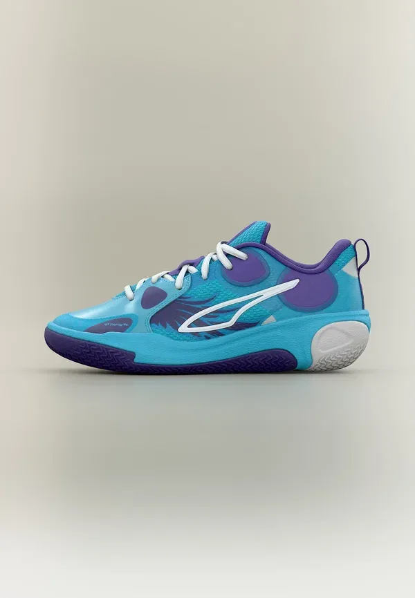 Кроссовки с утеплением Mb world unisex, Puma, Bright Aqua/Team Violet, фиолетовый/бирюзовый