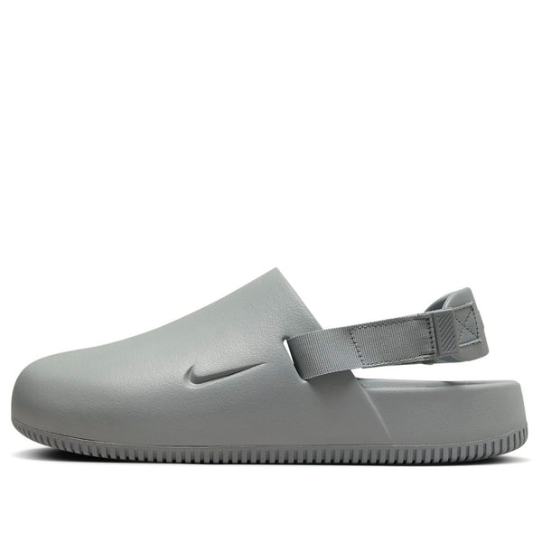 

Тапочки calm mule 'light smoke grey' Nike, серый