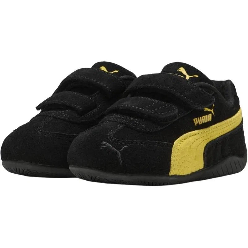 Детские кроссовки для мальчиков кожаные PUMA Speedcat, Black — фото 4