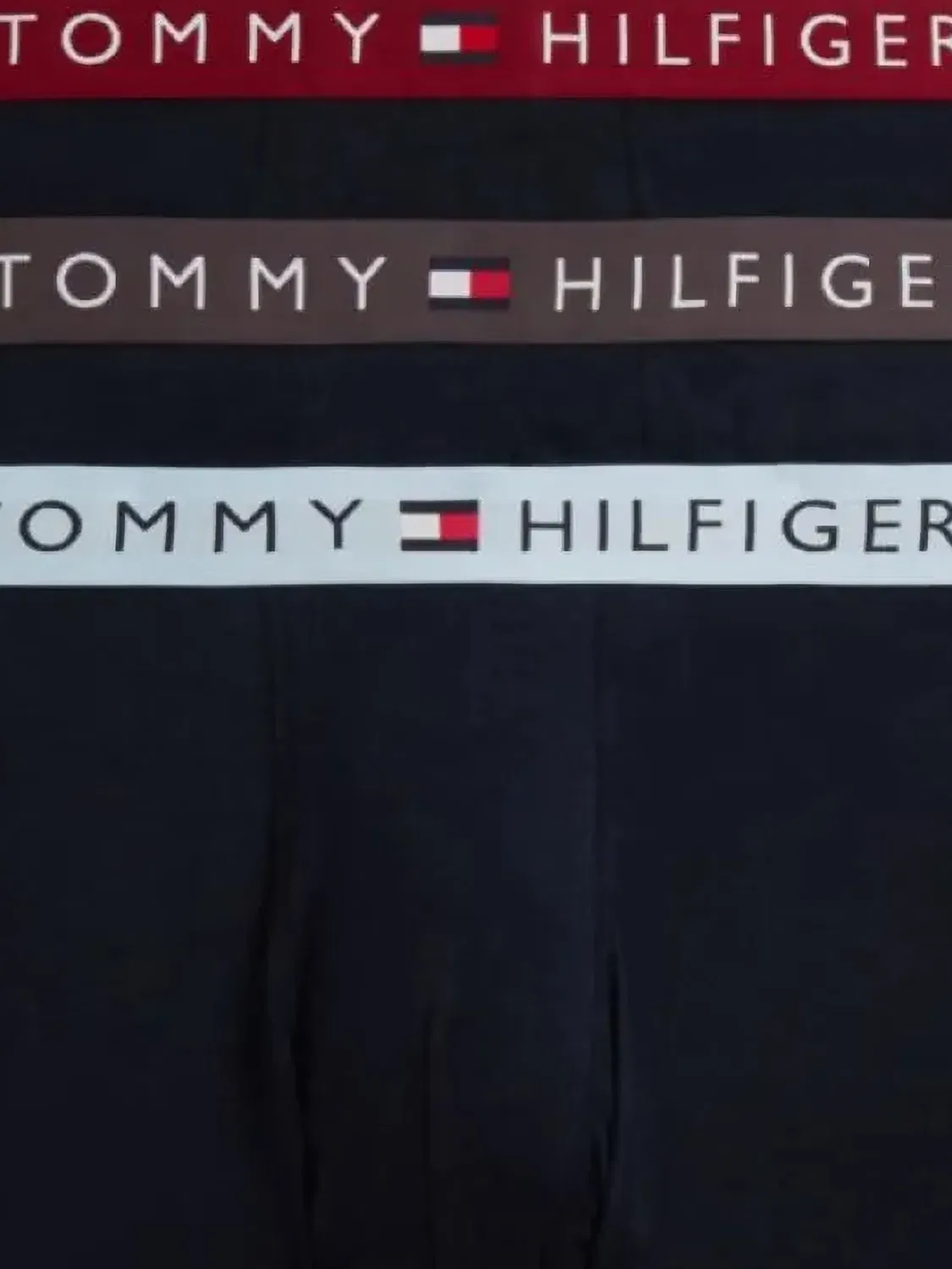 Трусы-боксеры хлопковые, черные (набор 3 шт.) Tommy Hilfiger, черный — фото 2