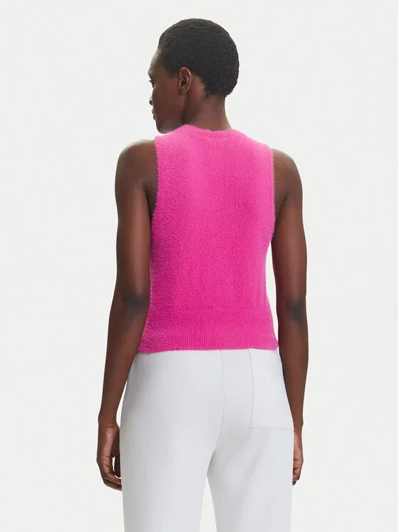 Топ slim fit Adidas, розовый — фото 3
