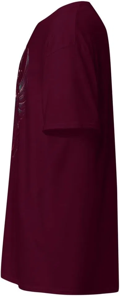 Мужская футболка с жуком-скарабеем 5000, Maroon — фото 3