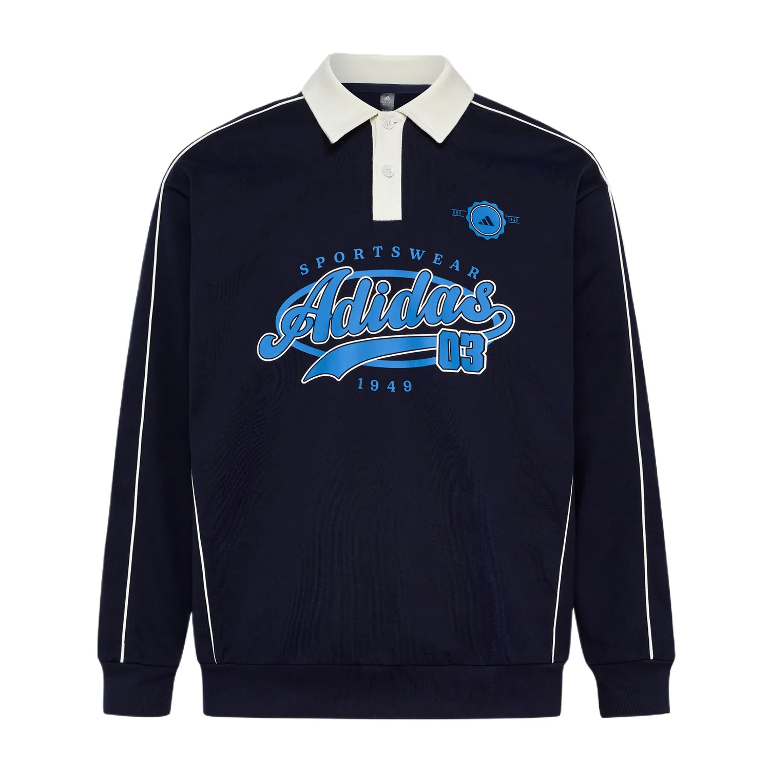 Детское поло с воротником-поло Legend Ink Adidas, Legend Ink