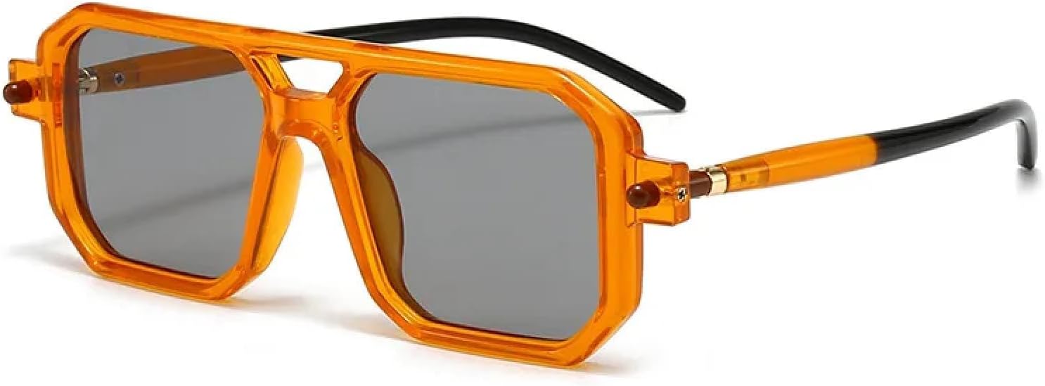 

Классические солнцезащитные очки для женщин и мужчин, ретро-очки, роскошные женские солнцезащитные очки в винтажном стиле с защитой от УФ-излучения UV400 TKKTLLT, Orange