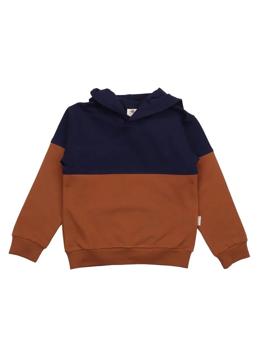 Толстовка Walkiddy 'Walkiddy - Crazy Dogs Hoodie' темно-синего цвета, с отделкой из парчи