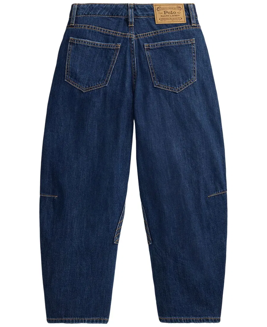 Джинсы для девочки с изогнутым зауженным кроем Polo Ralph Lauren, Lucero Wash — фото 4