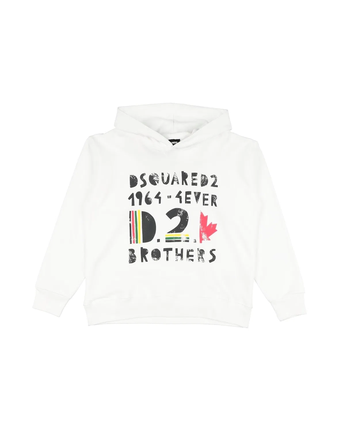 Свитшот с капюшоном Dsquared2, белый