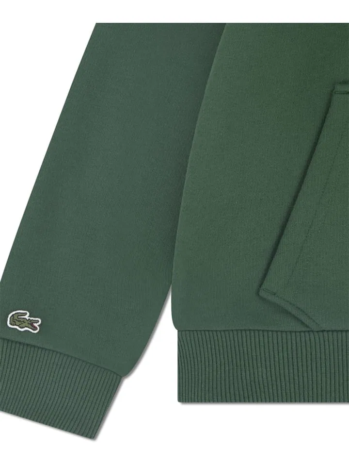 Худи с капюшоном Lacoste Kids, зеленый — фото 3