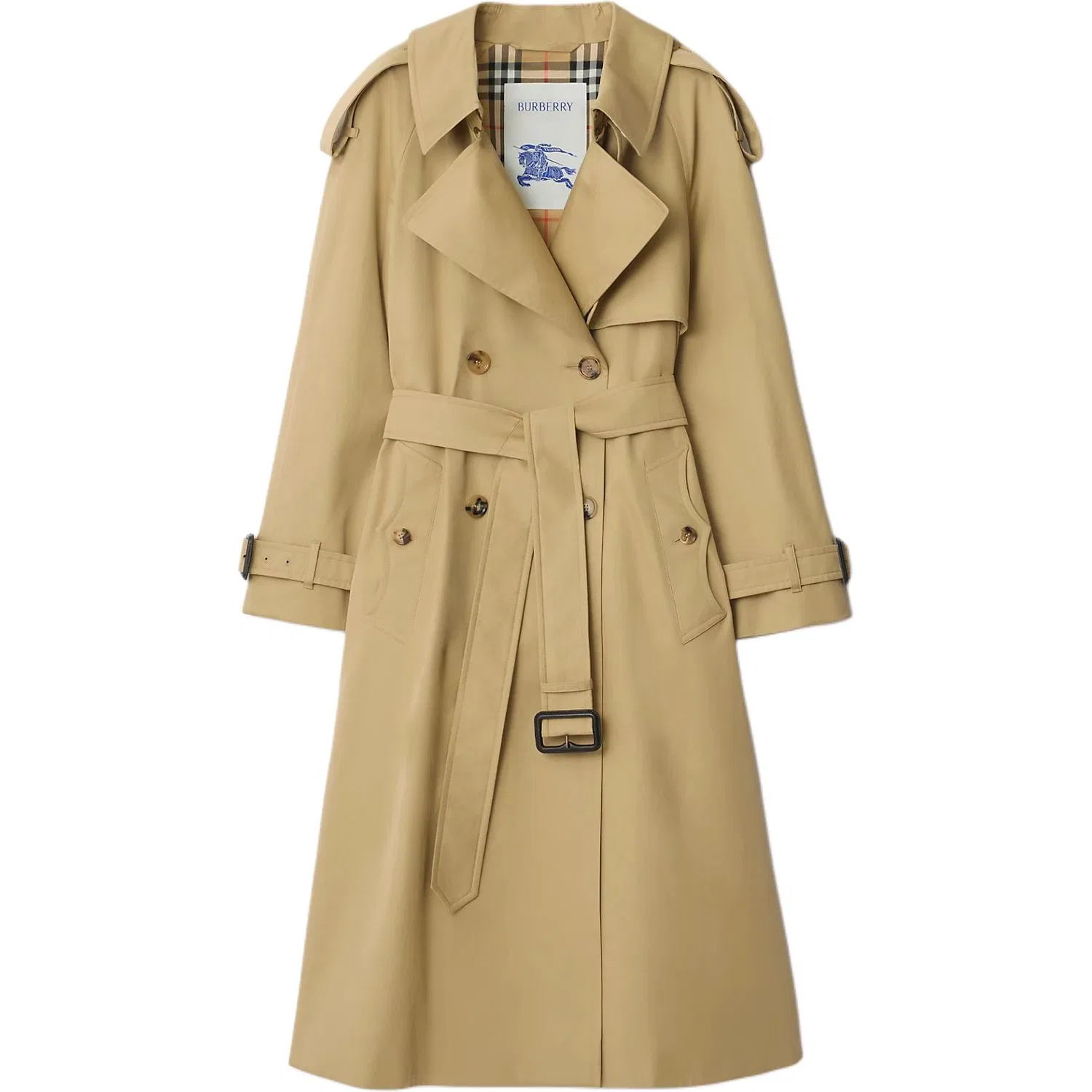 Женский тренчкот с лацканами Beige Burberry, Beige