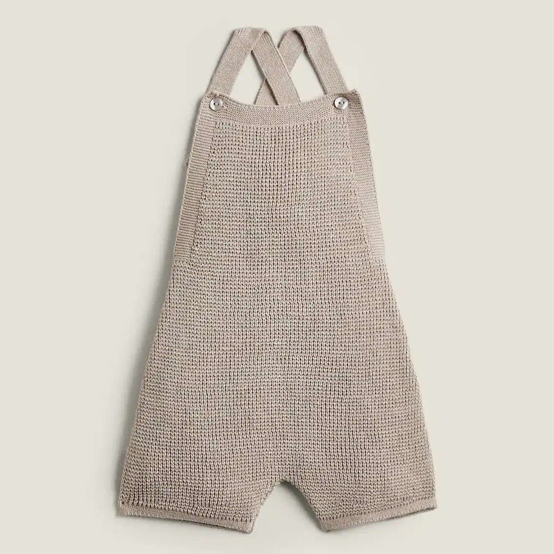 

Детский полукомбинезон Zara Home Mini Waffle Knit, серо-коричневый